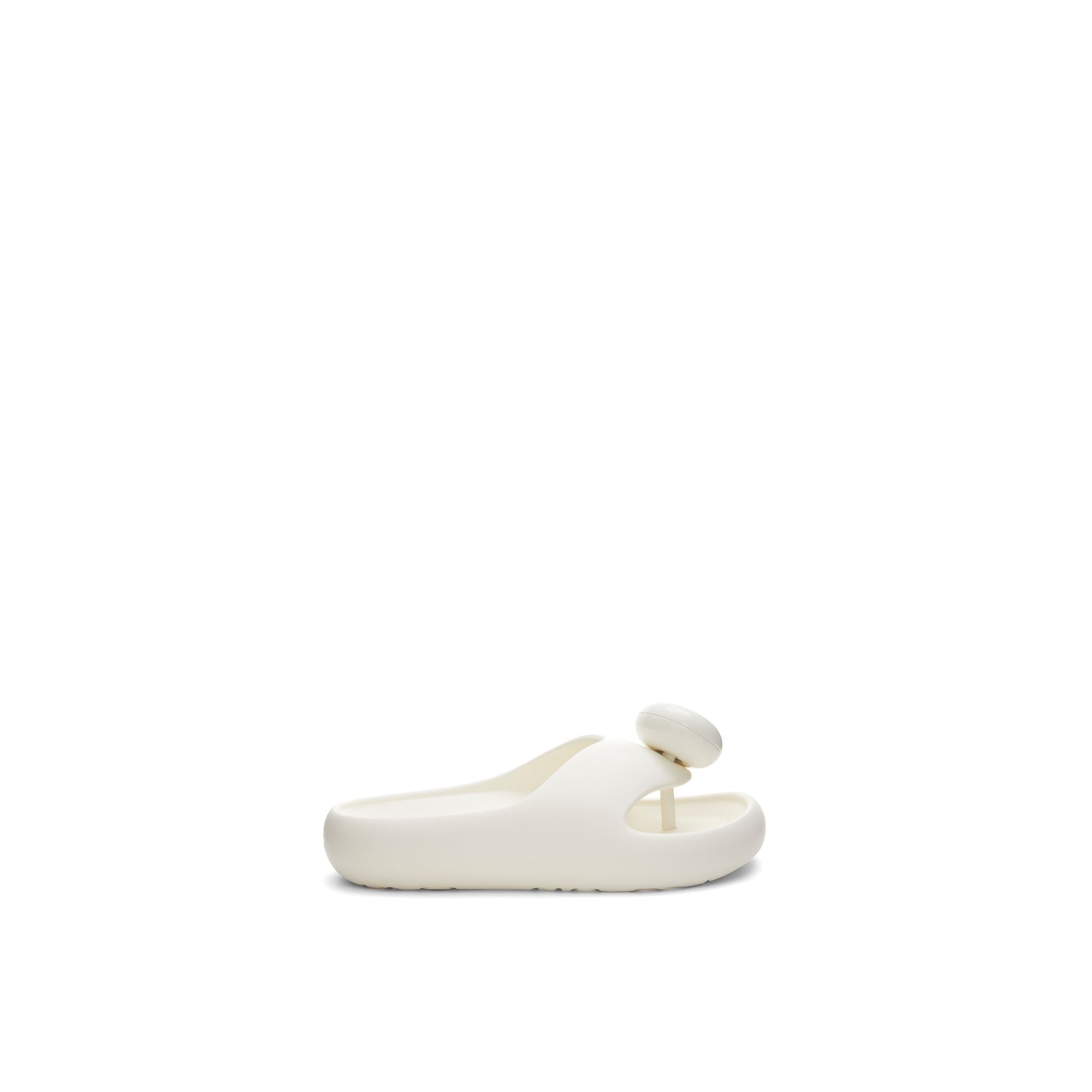 Men Foam Thong Slide - White
