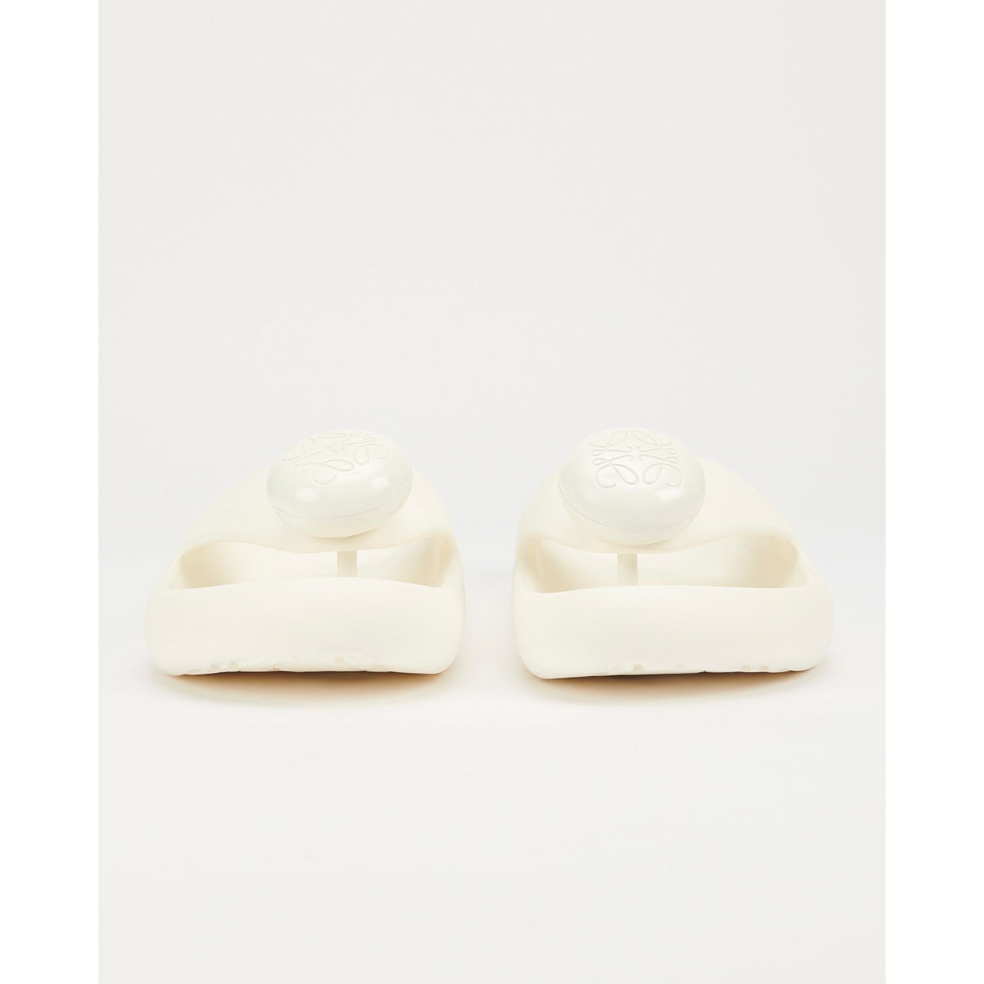 Men Foam Thong Slide - White
