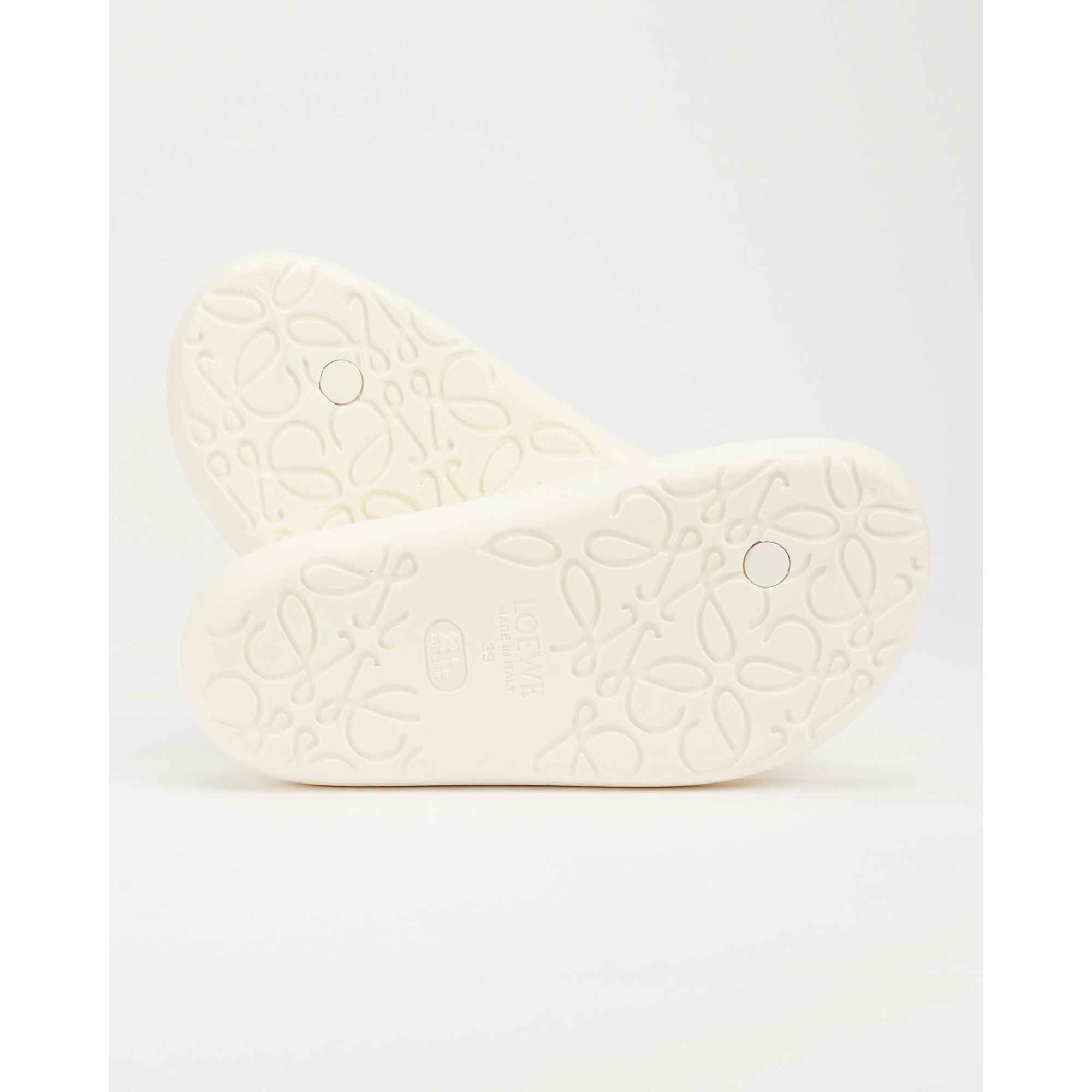 Men Foam Thong Slide - White