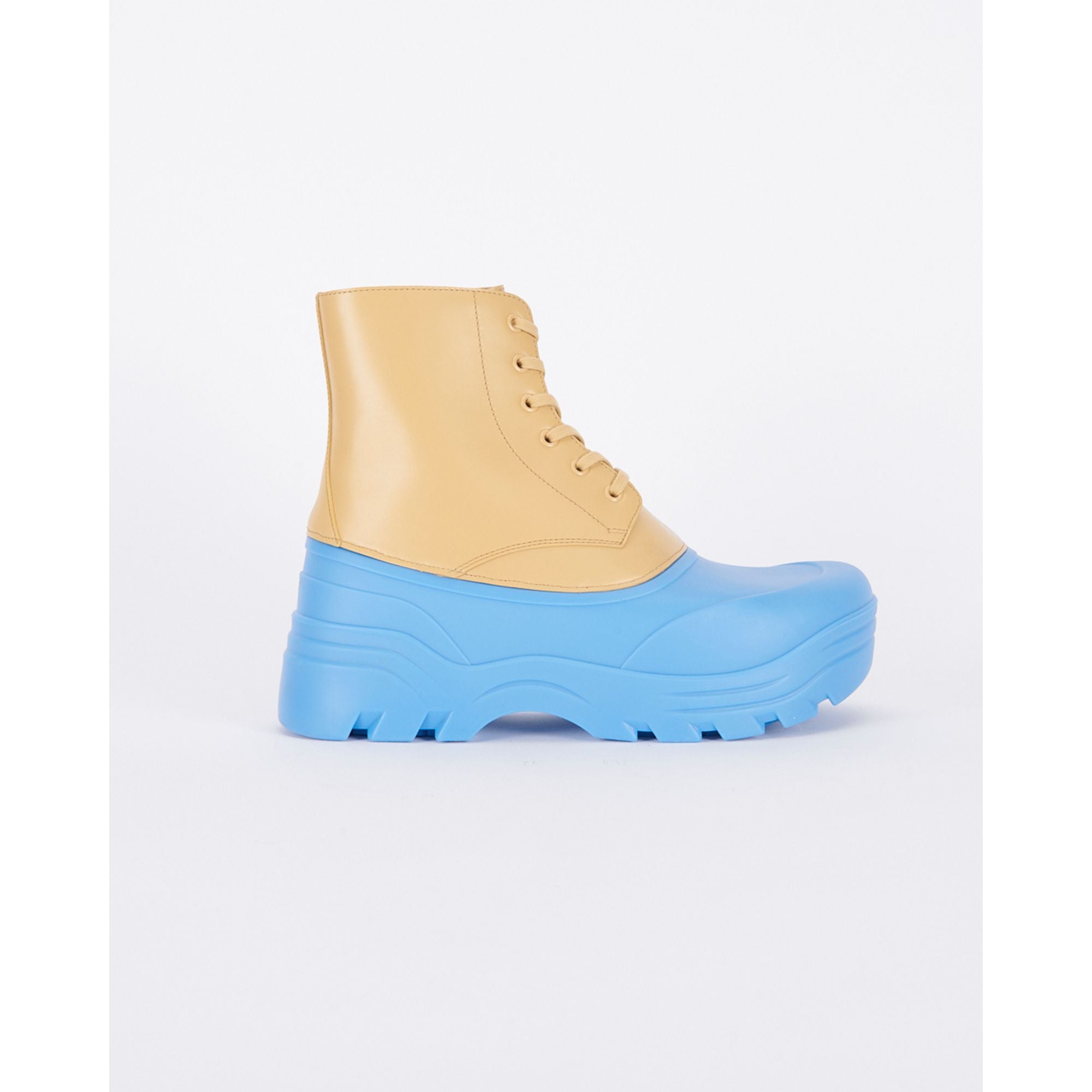 Men Field Lace Up Boot - Twill/Light Denim