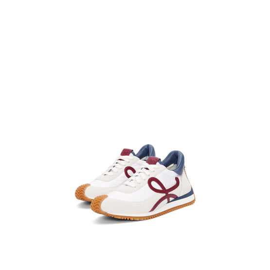 Men Flow Runner - Raw Denim/Raspberry