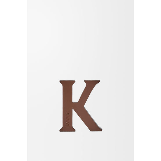 Women Letter Dice (K) - Tan/Black