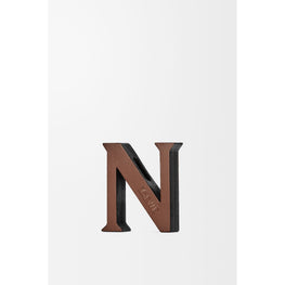 Women Letter Dice (N) - Tan/Black
