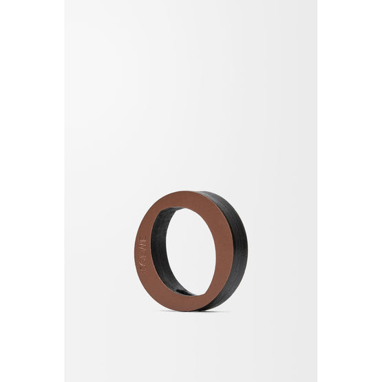 Women Letter Dice (O) - Tan/Black