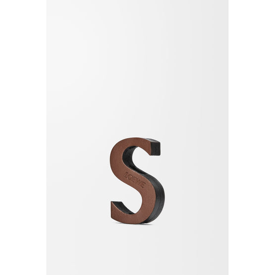 Women Letter Dice (S) - Tan/Black