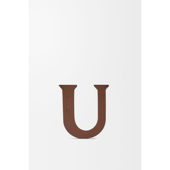 Women Letter Dice (U) - Tan/Black