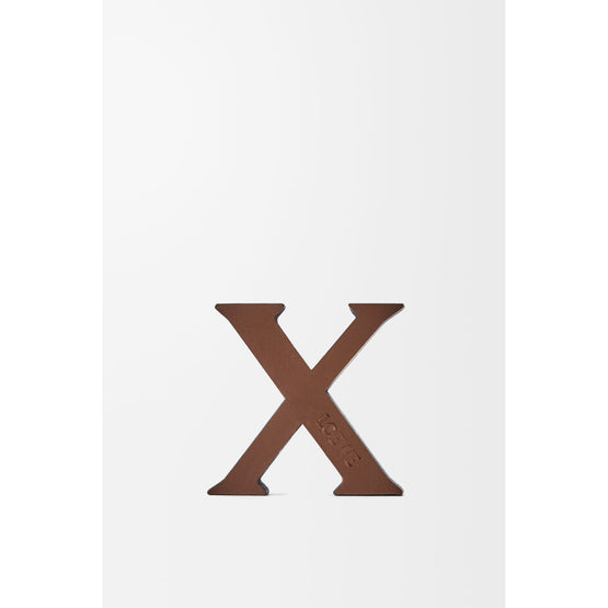 Women Letter Dice (X) - Tan/Black