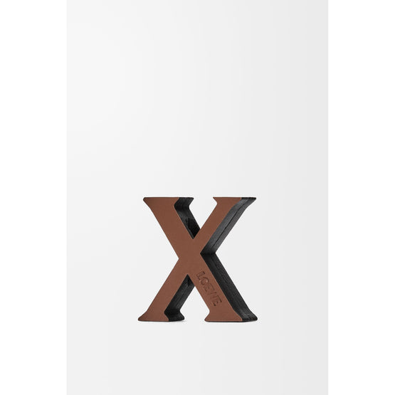 Women Letter Dice (X) - Tan/Black