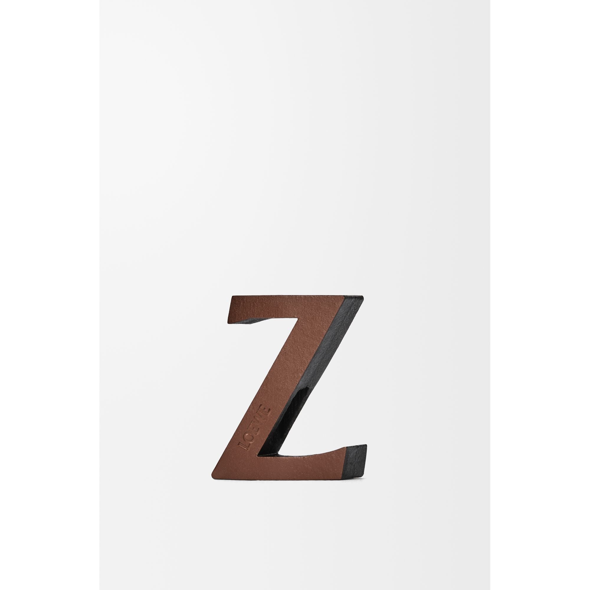 Women Letter Dice (Z) - Tan/Black