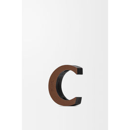 Women Letter Dice (C) - Tan/Black