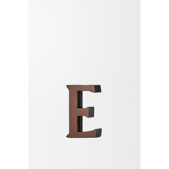 Women Letter Dice (E) - Tan/Black