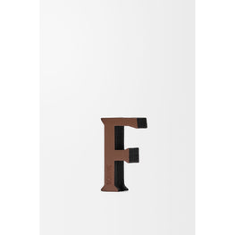 Women Letter Dice (F) - Tan/Black