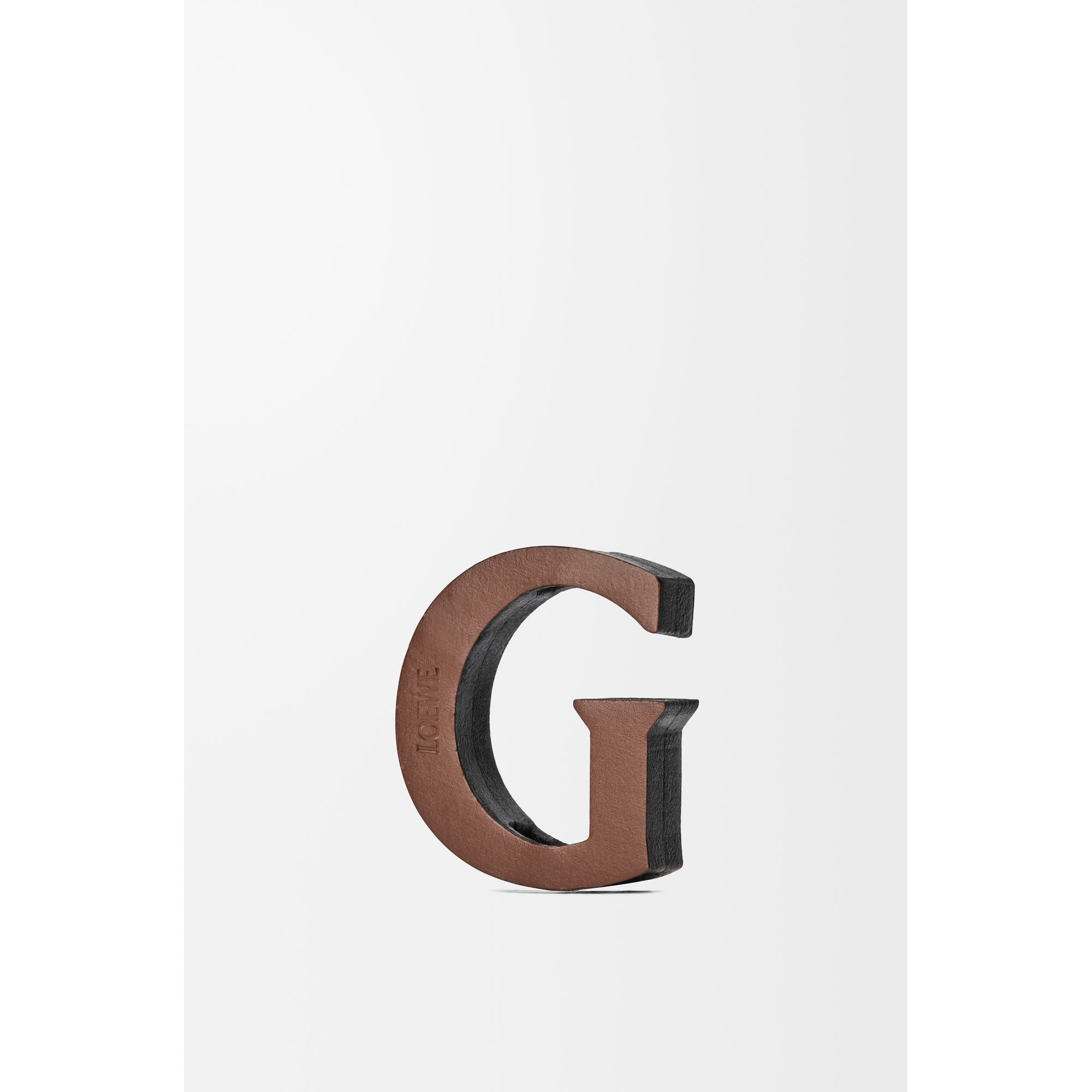 Women Letter Dice (G) - Tan/Black
