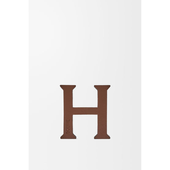 Women Letter Dice (H) - Tan/Black