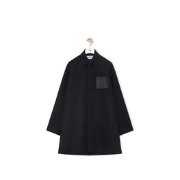 Women Trapeze Coat - Black