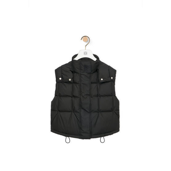 Women Puffer Vest - Black