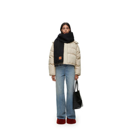 Women Puffer Jacket - Light Beige
