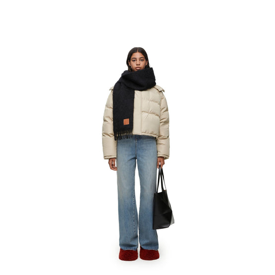 Women Puffer Jacket - Light Beige