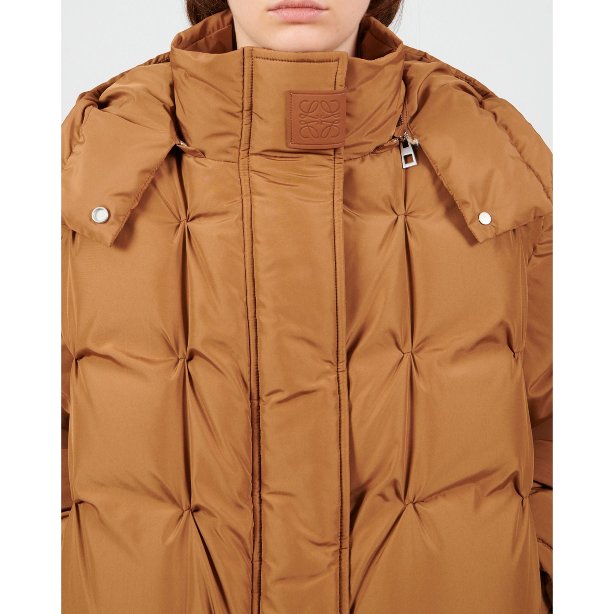 Women Puffer Jacket - Sienna Brown