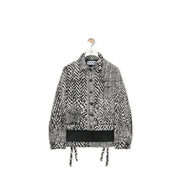 Women Workwear Jacket - Black/White