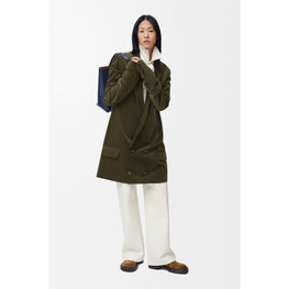 Women Tailored Jacket - Khaki Green