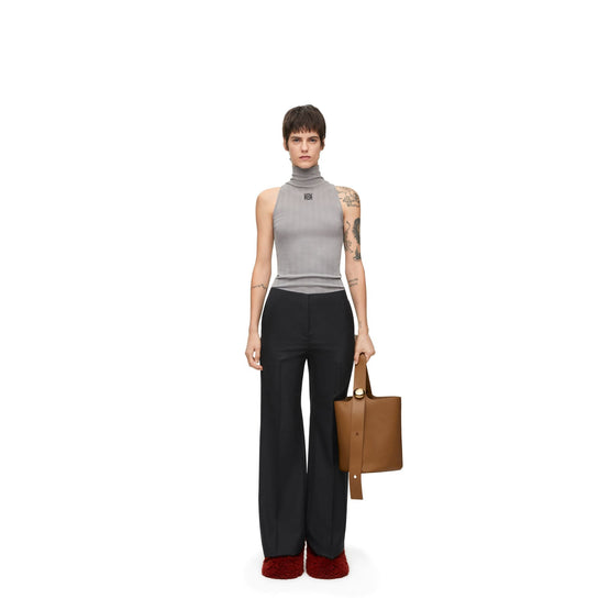 Women Bootcut Trousers - Black