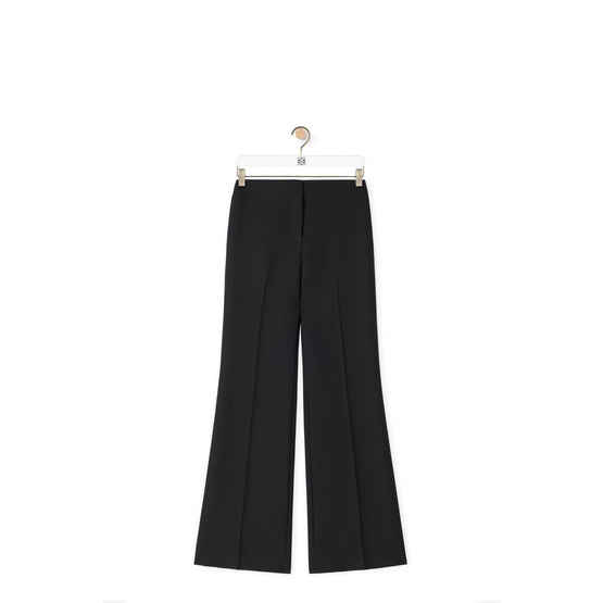 Women Bootcut Trousers - Black