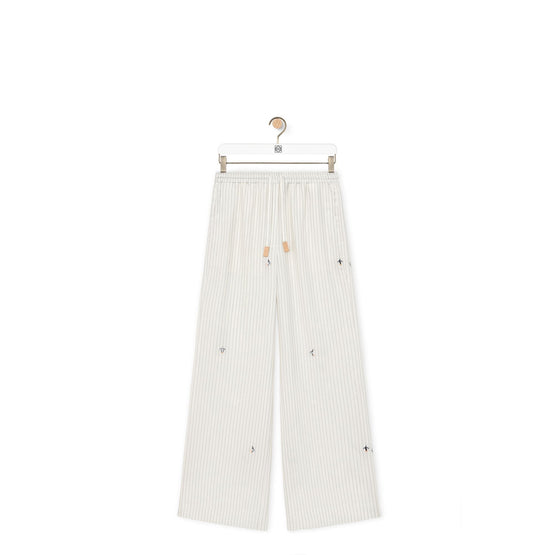 Women Pyjama Trousers - White/Grey/Multicolor