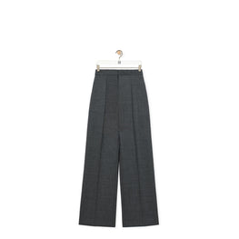 Women High Waisted Trousers Af - Dark Grey