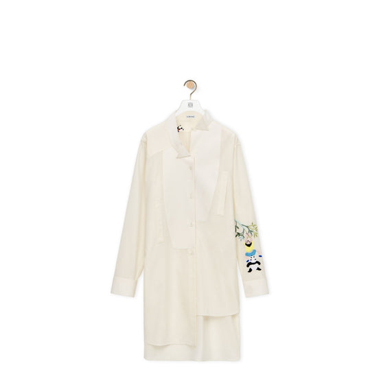 Women Asymmetric Shirt - Ivory