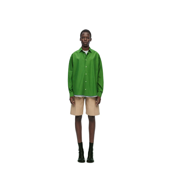 Women Double Layer Shirt - Grass/Grey