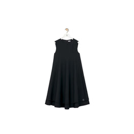 Women Double Layer Dress - Black