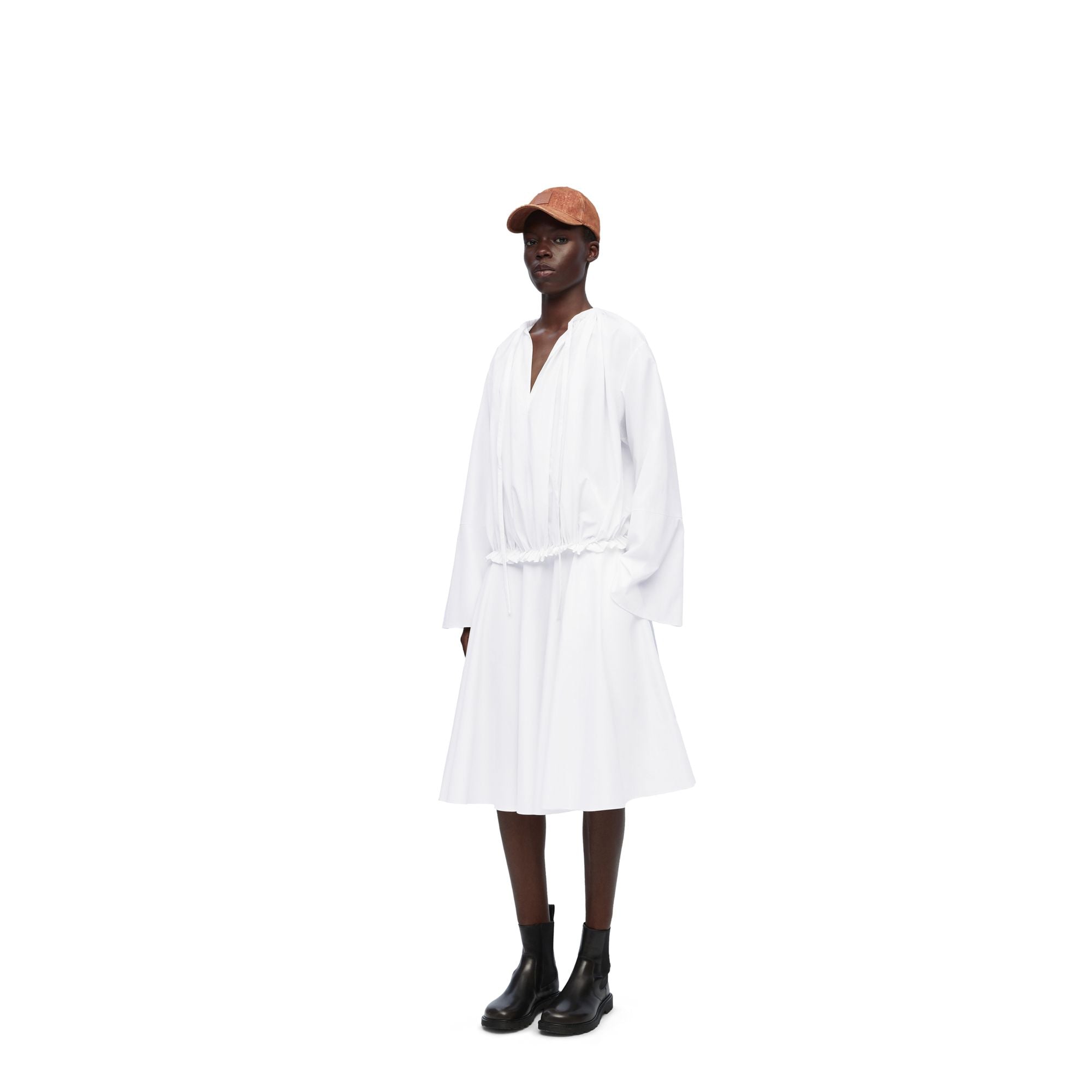 Women Tunic Dress - Optic White