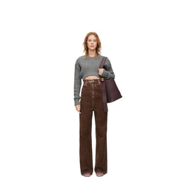 Women High Waisted Jeans - Truffle