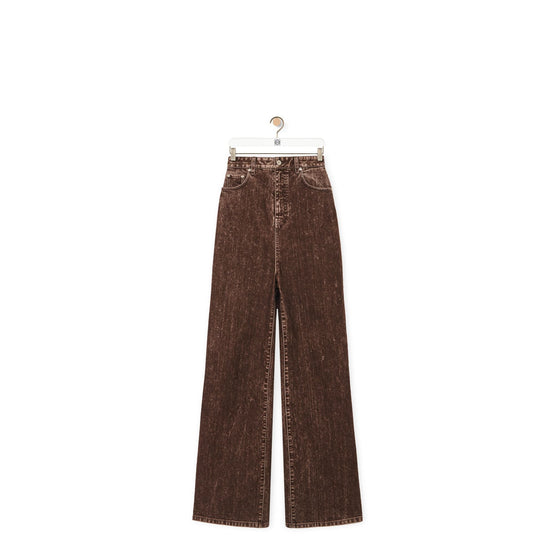 Women High Waisted Jeans - Truffle