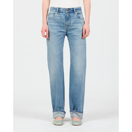 Women Straight Leg Jeans Af - Vintage Blue