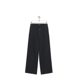 Women Baggy Jeans Af - Black