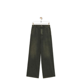 Women Baggy Jeans Af - Old Military Green