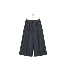 Women Cropped Trousers - Indigo