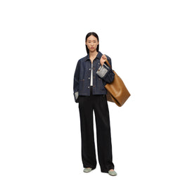 Women Fisherman Turn-Up Jacket - Raw Denim