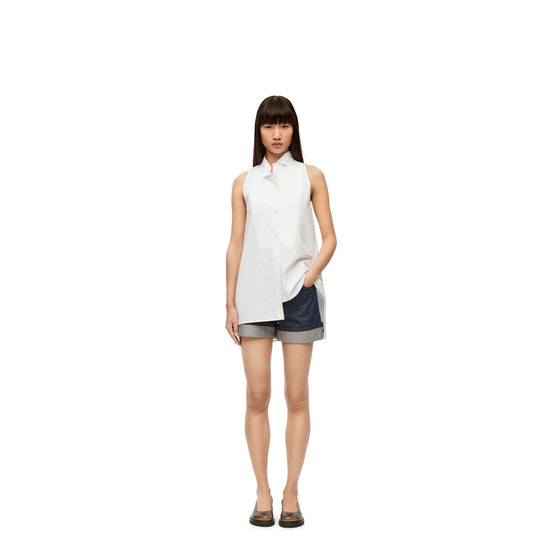 Women Turn-Up Shorts - Raw Denim