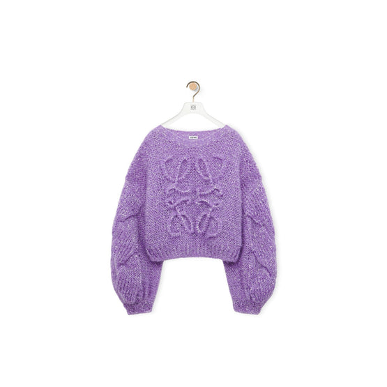 Women Anagram Sweater - Lavender