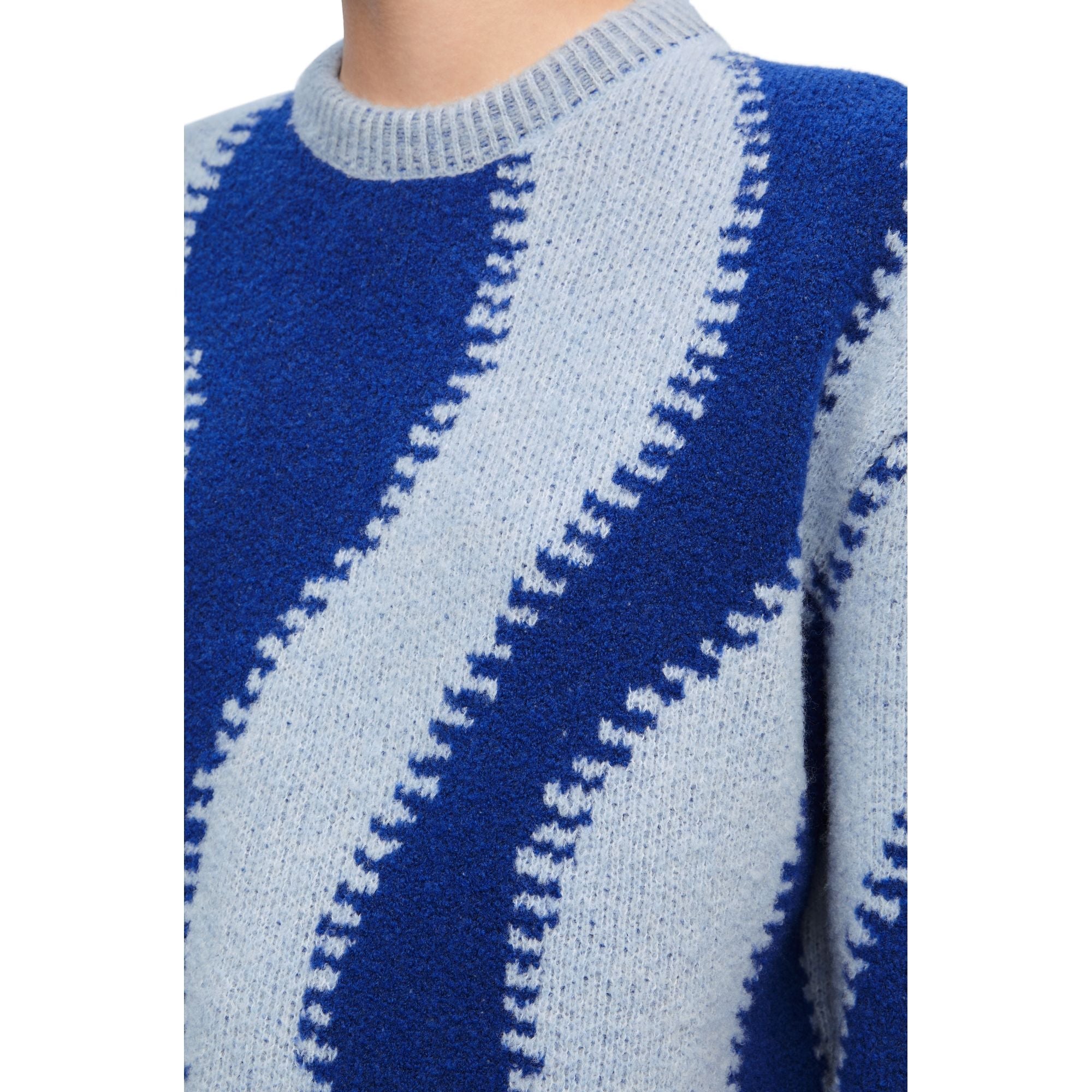 Women Sweater - Light Blue/Blue