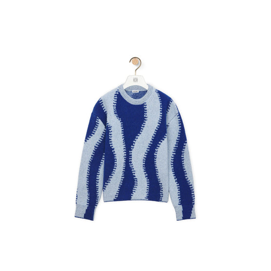 Women Sweater - Light Blue/Blue
