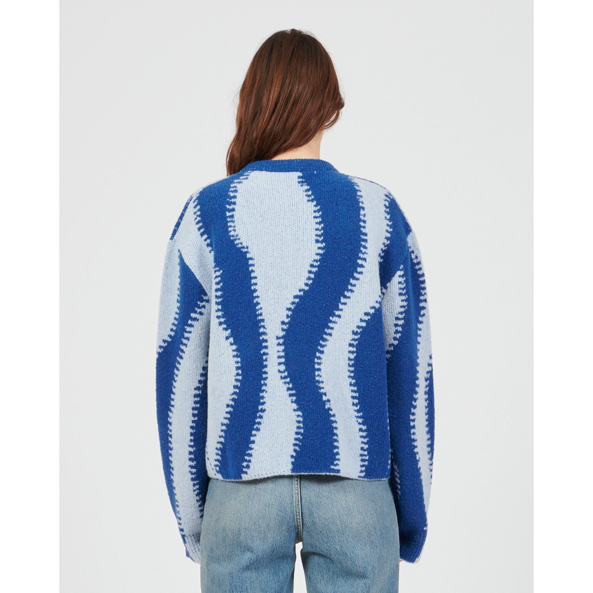 Women Sweater - Light Blue/Blue