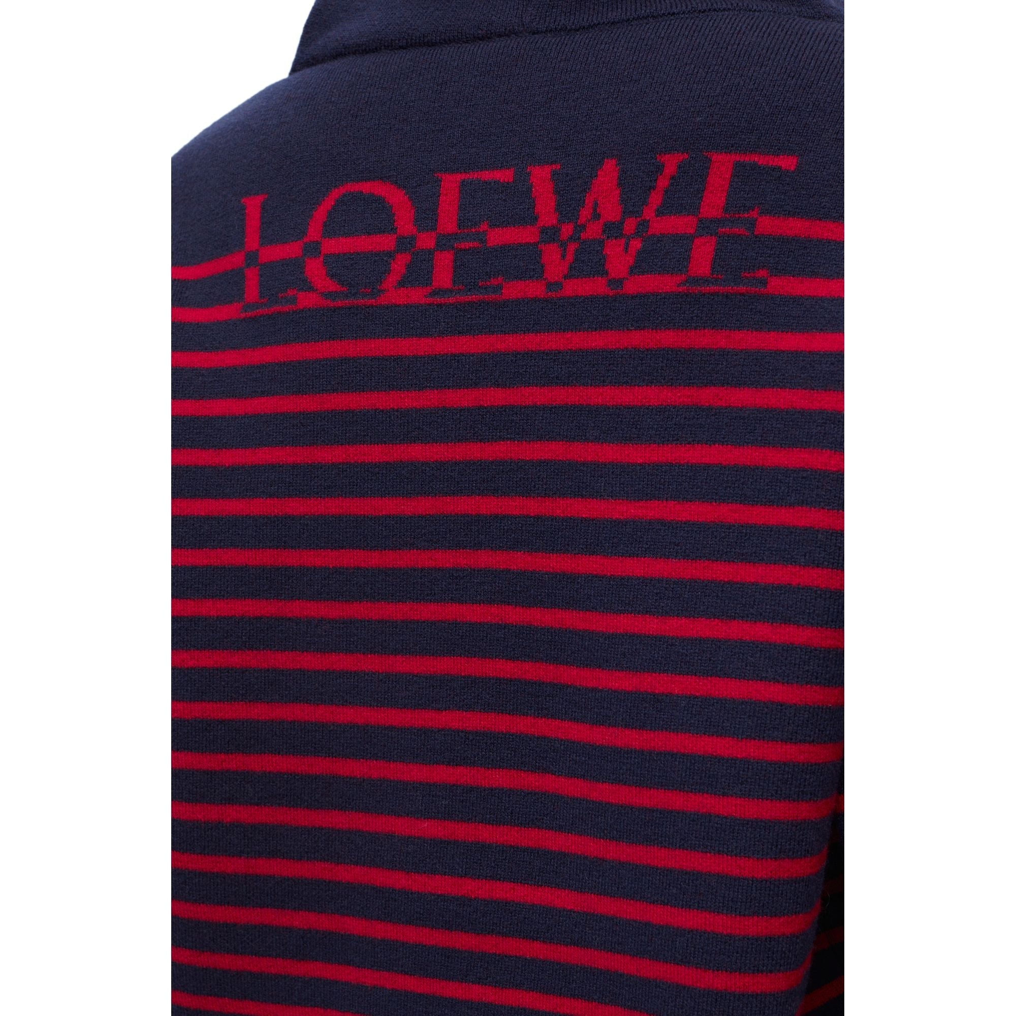 Women Hoodie - Navy/Red