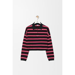 Women Polo Sweater - Black