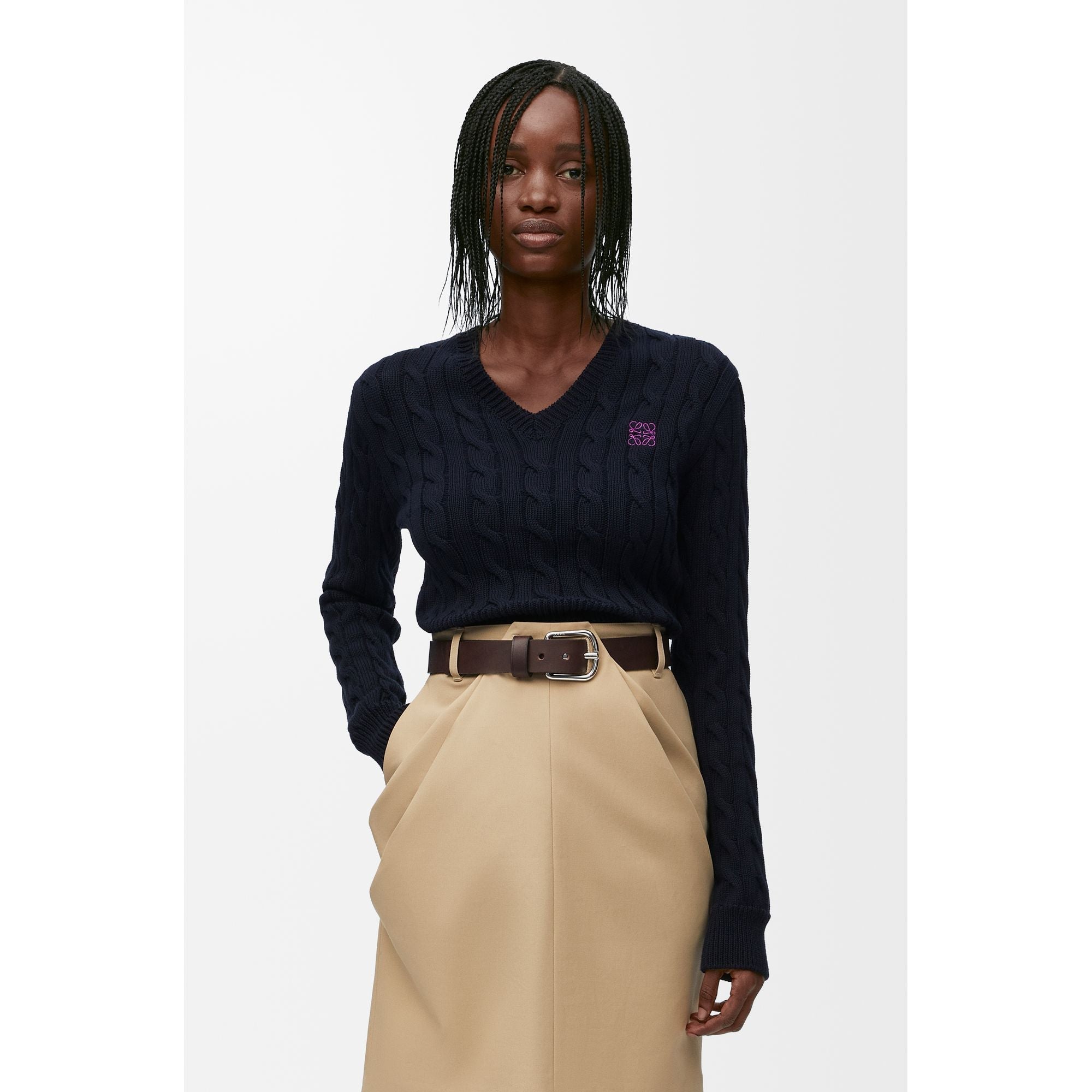 Women Sweater - Dark Navy Blue