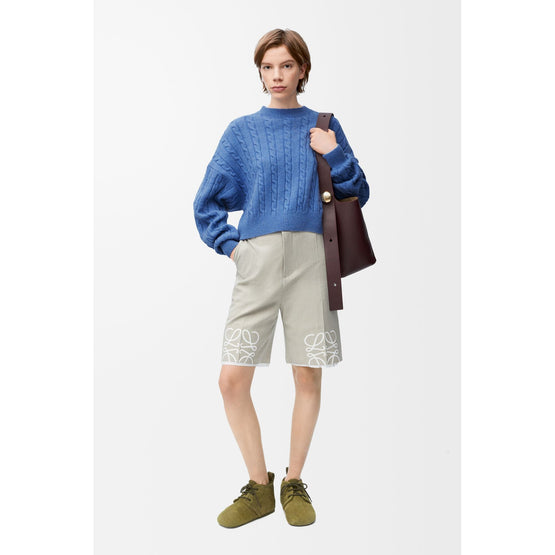 Women Sweater - Blue Melange