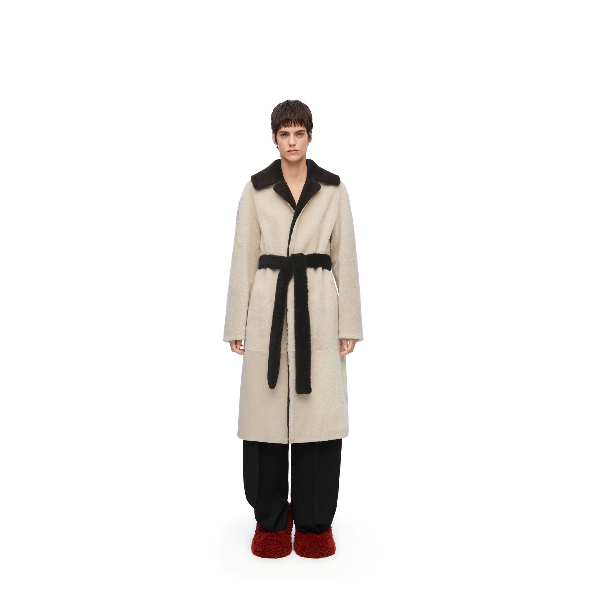 Women Coat - Gold/Black/Brown